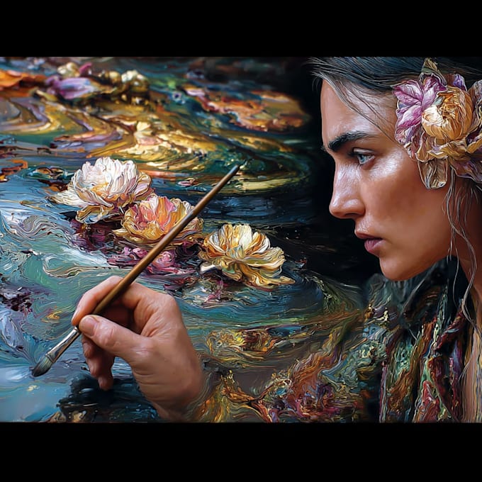 paint renaissance art oil painting portrait