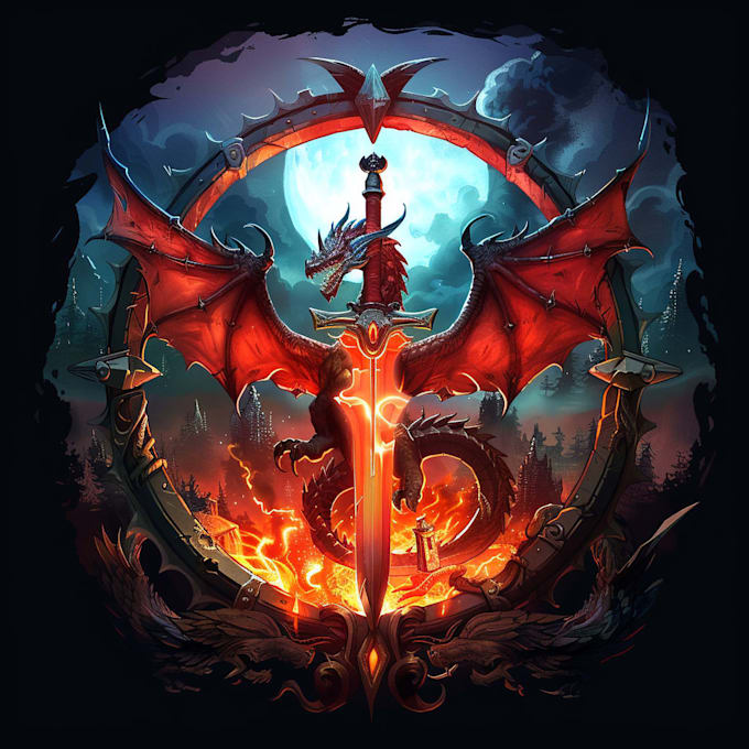 design a custom fantasy logo
