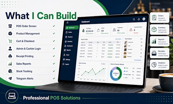 build a custom pos system for coffee shops