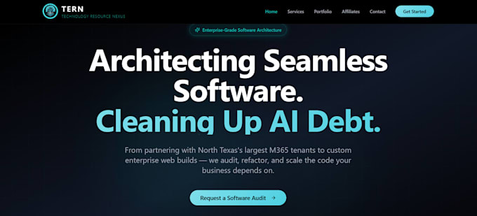 architect a premium custom website