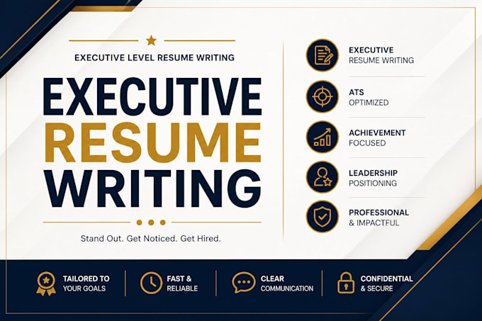 executive resume writing senior level c level ats resume