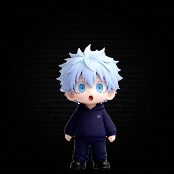 make a 3d chibi animation image