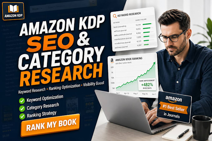do amazon KDP SEO optimization and KDP category research for ranking