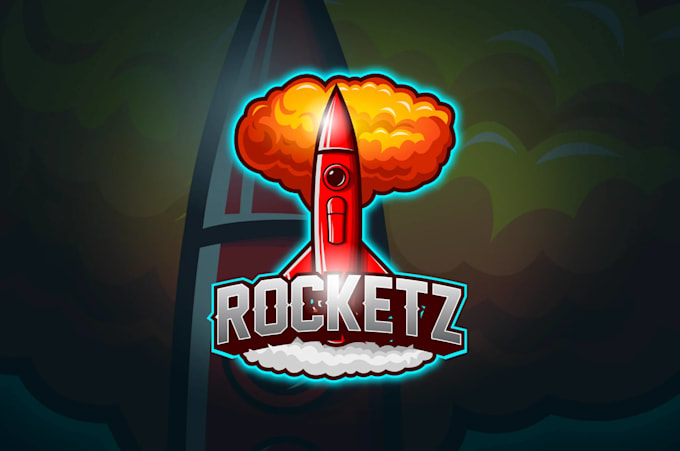 design high quality attractive rocket logo