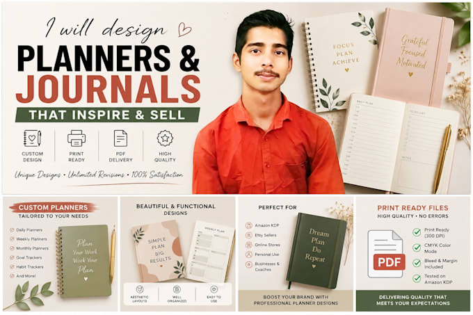 design professional digital planner for ipad and tablet