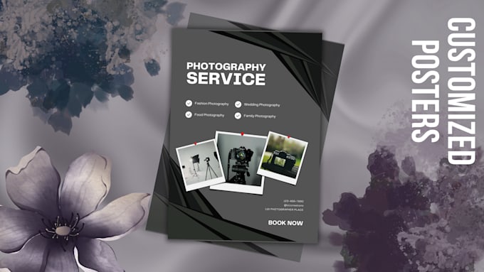 design eyecatching poster for events, school, or business