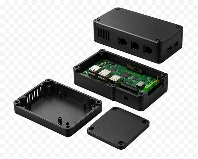 design electronic plastic enclosures for 3d printing and injection molding