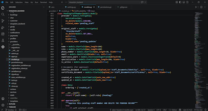 build a django rest API for your web or mobile app