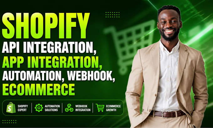 do shopify API integration app integration, automation webhook, ecommerce store