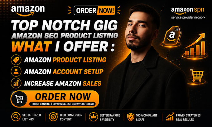 do SEO amazon listing optimization, amazon fba product listing, copywriting