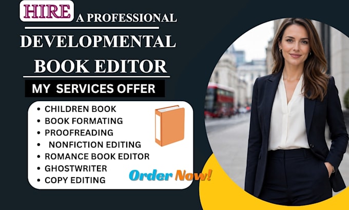 developmental editing of your children books, memoirs, and christian books