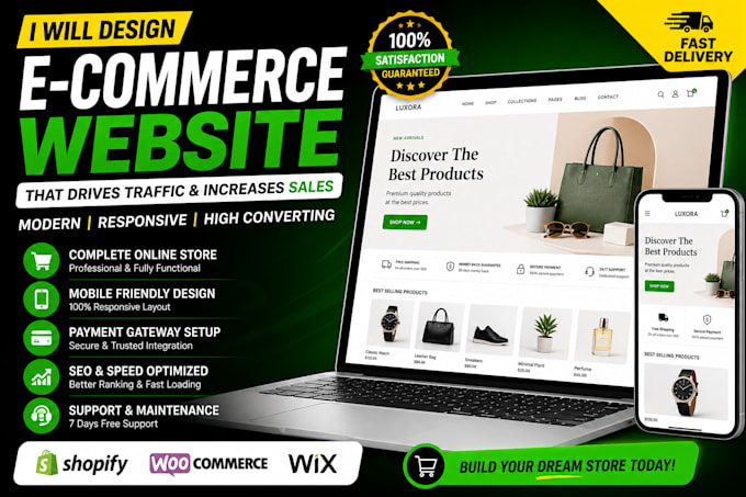design a high converting shopify e commerce store