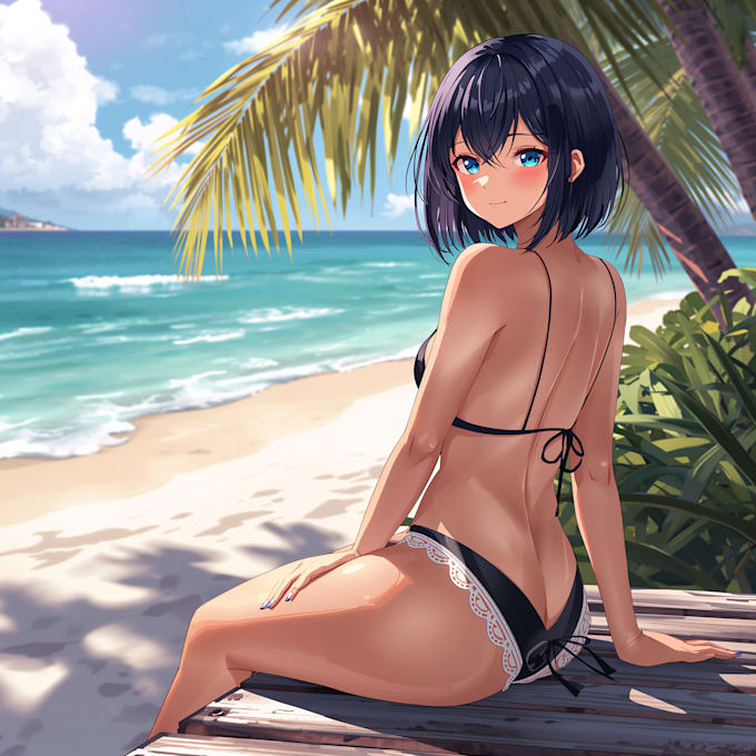 create custom anime art, anime character, or anime illustration