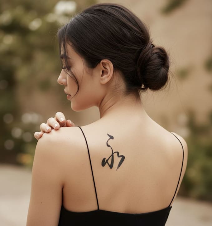 create custom calligraphy tattoo designs for you