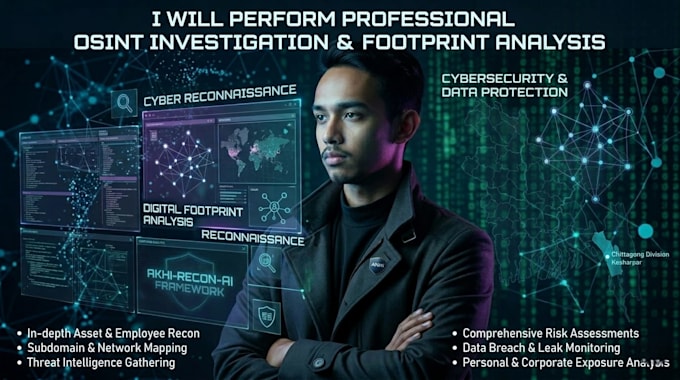 perform professional osint investigation and digital footprint analysis