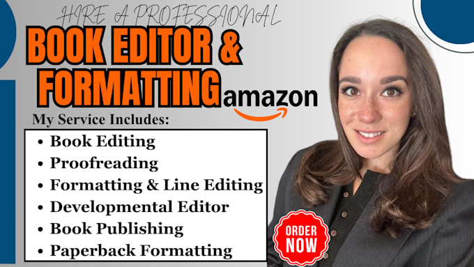 professionally edit, proofread and format your book for top publishing quality