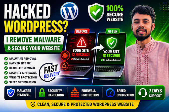 professionally remove malware and secure your wordpress site