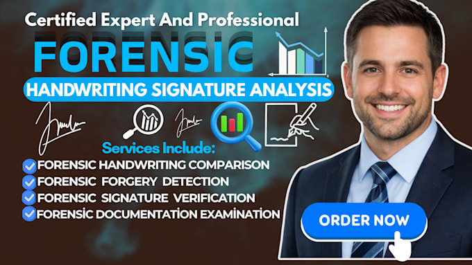 do forensic handwriting and signature analysis with expert report