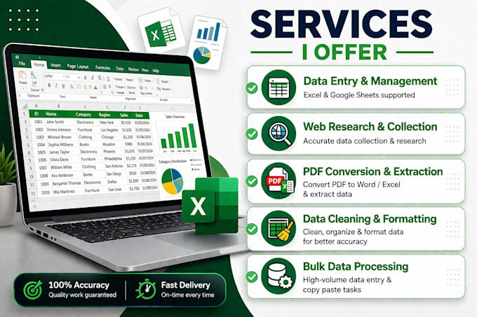 do fast and accurate data entry, copy and paste, excel