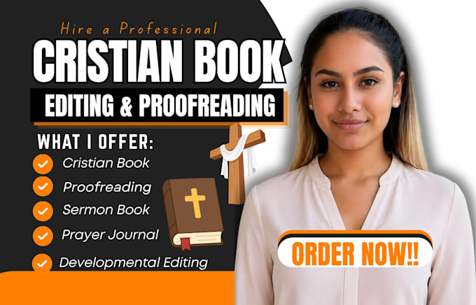 do christian book editing, proofread, daily devotional, sermon to book editor