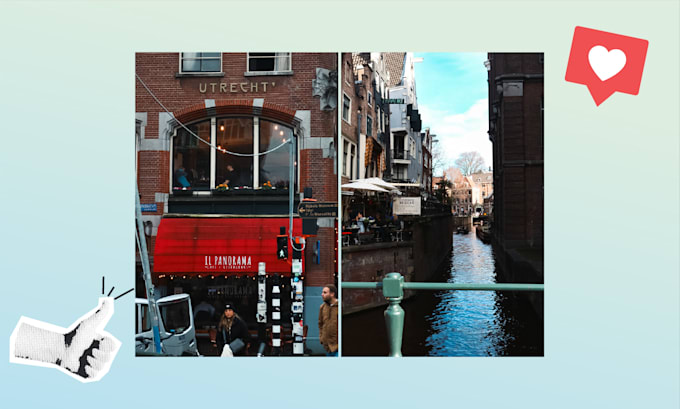 create aesthetic instagram posts from your photos
