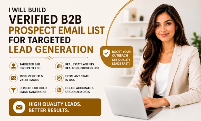 build targeted b2b email list for lead generation, cold email campaigns