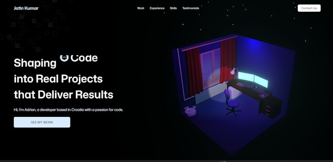 Do something like building a full stack developer website by Jatin ...