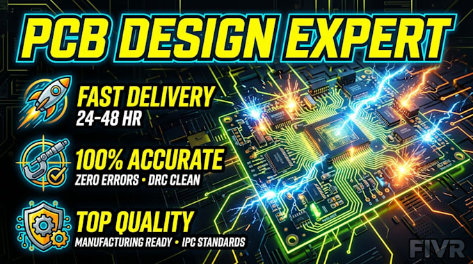 Deliver expert pcb design for your tech project by Morgannanc | Fiverr