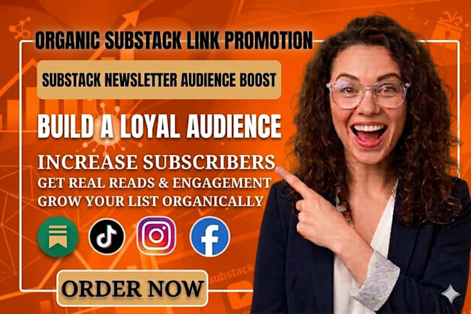 do organic substack link promotion, substack newsletter to boost audience