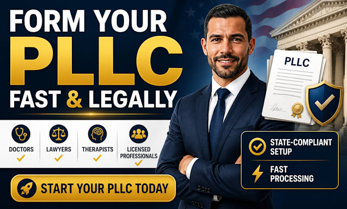 form your pllc for licensed professionals, doctors, lawyers