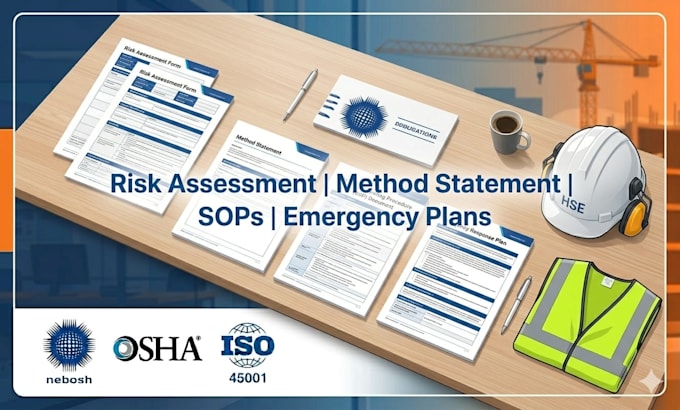 provide professional hse documentation, sops, risk assessment and plans