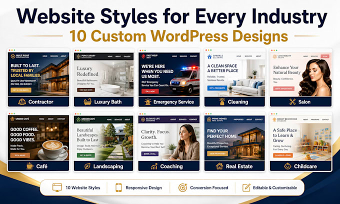 create a modern website for your local business