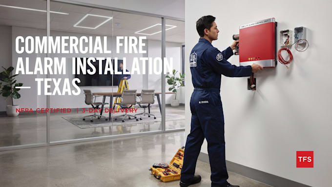 design install commercial fire alarm systems in texas