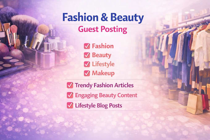 write and publish beauty articles on lifestyle blogs