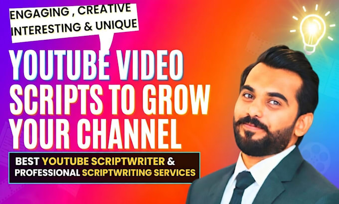 do youtube video scriptwriting as best video script writer