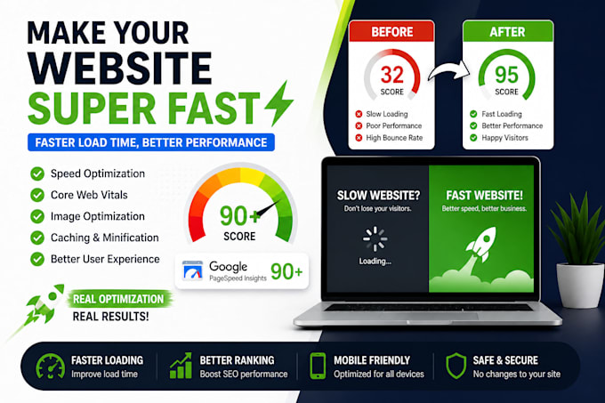 speed up your website and improve page speed performance