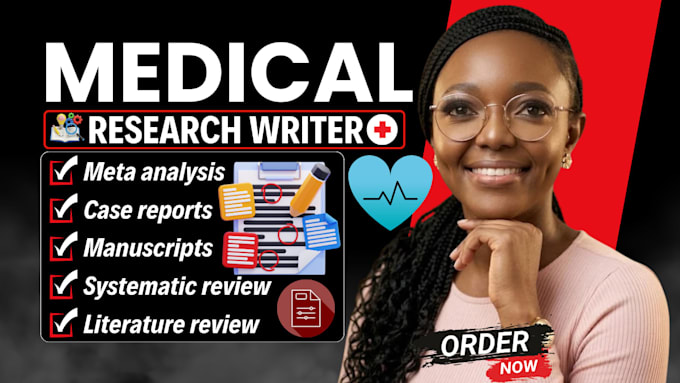 write medical manuscript, review article, systematic review and case report