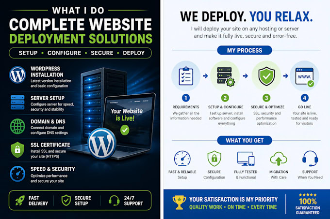 fix your website, deploy it on vps or cloud hosting and set up SSL