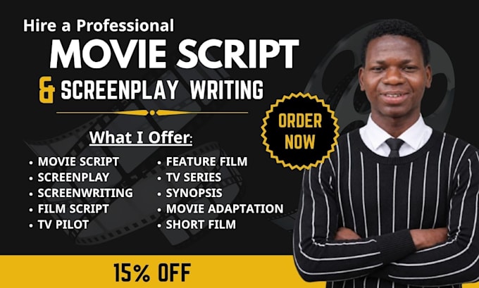 write movie script screenplay feature film script screenwriting short film