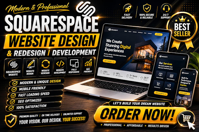 build squarespace website design, redesign squarespace, website development