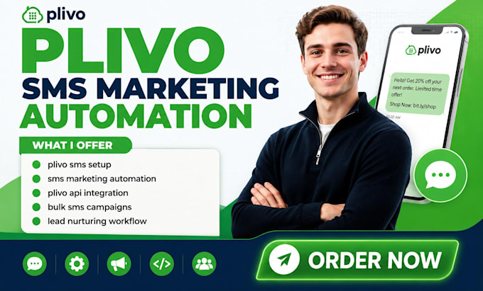setup plivo sms marketing automation email voice integration workflow api crm