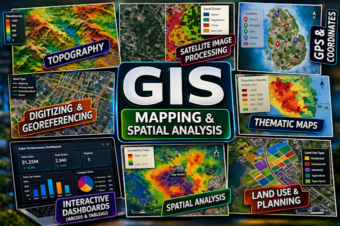do interactive webgis portal, gis maps, geospatial analysis and gis mapping