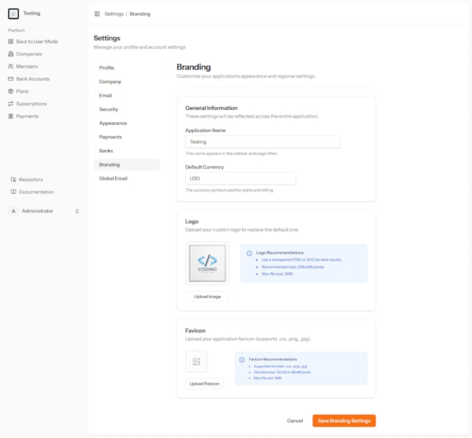 help you to create custom saas