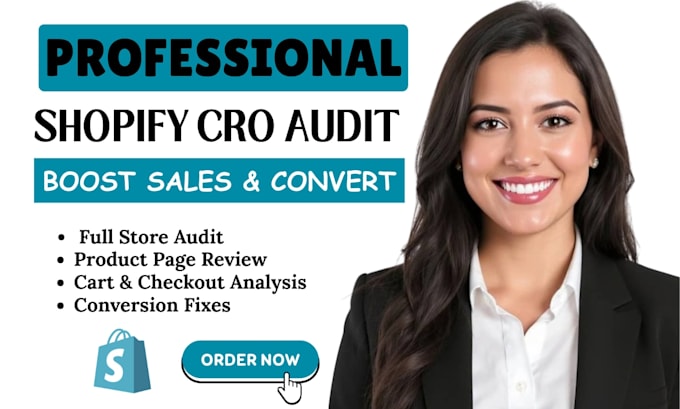 do shopify cro audit, store audit and conversion rate optimization