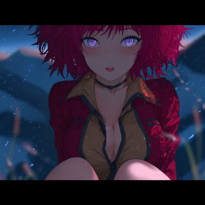 make a anime character art