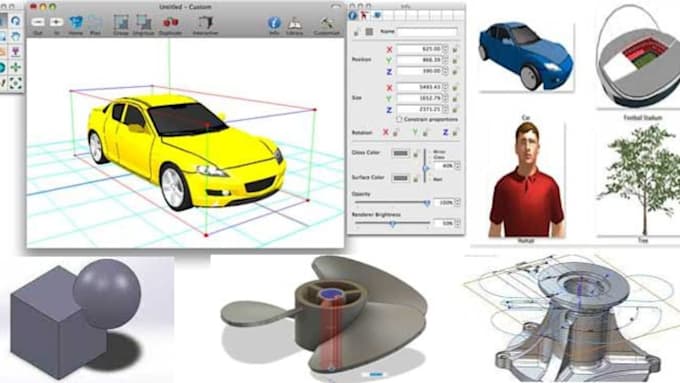 create and reverse engineer products from scan data, step, stl injection molding