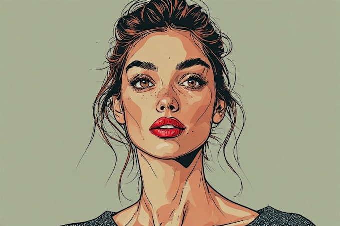 do digital handrawn wpap pop art