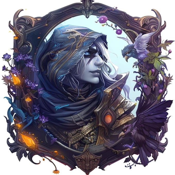 a custom fantasy logo