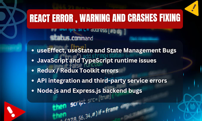 Fix your react and javascript bugs root cause first by Farazz_5 | Fiverr