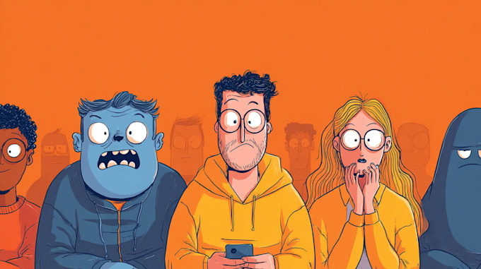 draw cartoon illustrations for you